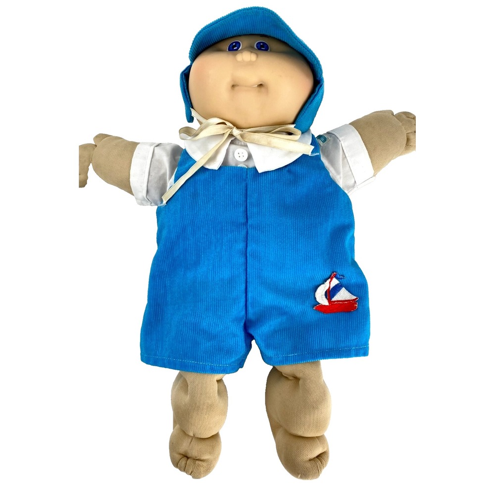 Cabbage Patch Doll 1982 Coleco Newborn Boy, Xavier Roberts, Original Clothes
